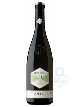 Tunella Pinot Grigio Colli Orientali Friuli DOC - вино Тунелла Пино Гриджо Фриули Колли Ориентали 0.75 л белое сухое