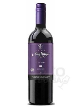 Undurraga Santiago 1541 Reserva Carmenere - вино Ундуррага Сантьяго 1541 Резерва Карменер 0.75 л красное сухое