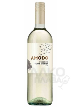 Amodo Pecorino Terre di Chieti IGT - вино Амодо Пекорино Терре ди Кьети 0.75 л белое полусухое