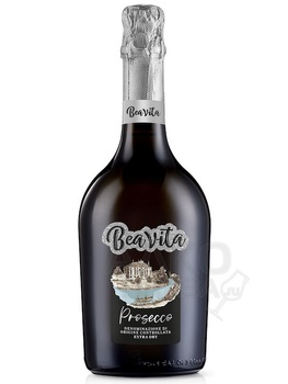 Prosecco Bea Vita Extra Dry - игристое вино Просекко Беа Вита Экстра Драй сухое 0.75 л
