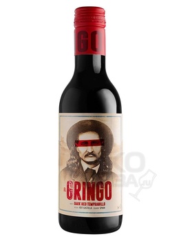 El Gringo Dark Red Tempranillo - вино Эль Гринго Дарк Ред Темпранильо 0.25 л красное полусухое