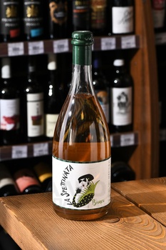 La Spettinata Bianca - вино игристое Ла Спетината Бьянка 0.75 л белое экстра брют