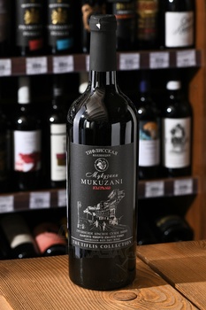 Вино Мукузани Тифлисская Коллекция 0.75 л красное сухое