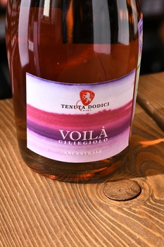 Tenuta Dodici Voila Ciliegiolo - вино игристое Тенута Додичи Воила Чильеджело 0.75 л розовое брют