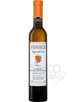 Venica Ronco del Cero Sauvignon Collio DOC - вино Веника Ронко дель Черо Совиньон Коллио 0.375 л белое сухое
