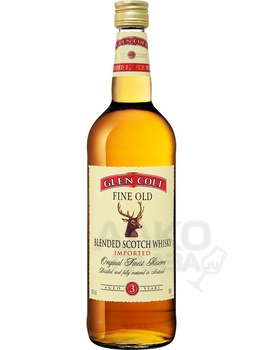 Glen Colt Blended Scotch Whisky 3 yo - виски Глен Колт 3 года 0.75 л