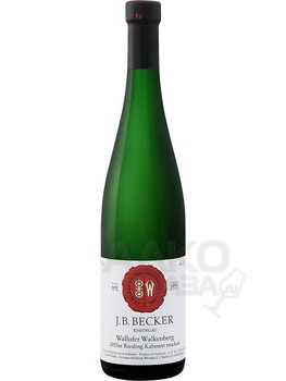 J.B.Becker Wallufer Walkenberg Kabinett Riesling - вино Дж.Б.Беккер Валлуфер Валькенберг Кабинетт Рислинг 0.75 л белое полусухое