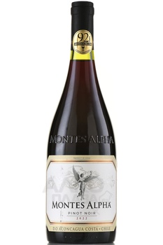 Montes Alpha Pinot Noir - вино Монтес Альфа Пино Нуар 0.75 л красное сухое