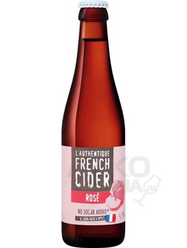 L’Authentique French Cider Rose - сидр Л’Аутентик Френч Сидр Розе 0.33 л