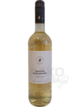 G.Schlink Grauer Burgunder - вино Г. Шлинк Граубургундер 0.75 л белое полусухое