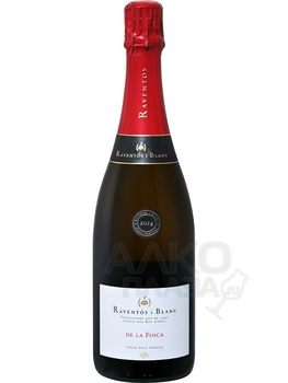 Raventos I Blanc De La Finca Brut Conca Del Riu Anoia - игристое вино Равентос и Блан Де Ла Финка Жозеп Мария Равентос 0.75 л