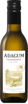 Adagum Chardonnay - вино Адагум Шардоне 0.187 л белое сухое