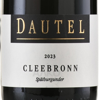 Dautel Cleebronn Spatburgunder - вино Даутель Клеброн Шпетбургундер 0.75 л красное сухое