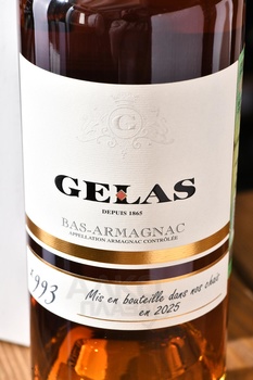 Gelas 1993 - арманьяк Желас 1993 года 0.7 л