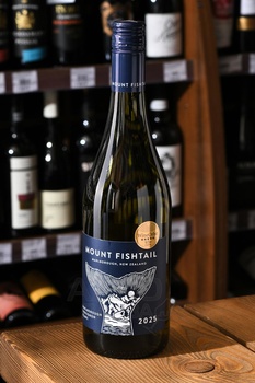 Mount Fishtail Sauvignon Blanc Marlborough - вино Маунт Фиштейл Совиньон Блан Мальборо 0.75 л белое сухое