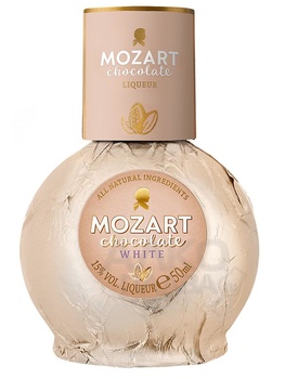 Mozart White Chocolate with Vanilla - ликёр Моцарт белый шоколад с ванилью 0.05 л