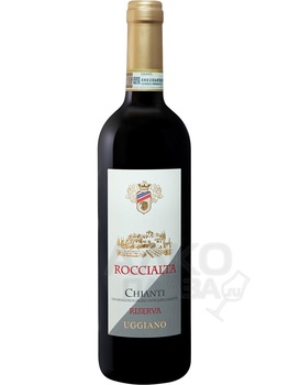 Uggiano Roccialta Chianti Riserva DOCG - вино Уджиано Роччальта Кьянти Ризерва 0.75 л красное сухое