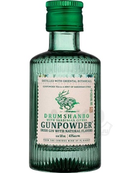 Drumshanbo Gunpowder Irish Sardinian Citrus Gin - джин Драмшанбо Ганпаудер Айриш Сардиниан Сайтрус Джин 0.05 л
