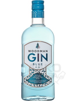 Woodman Gin Blue - джин Вудман Джин Блу 0.5 л