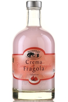 Morelli Crema di Fragola - ликер эмульсионный Морелли Крем Клубника 0.5 л