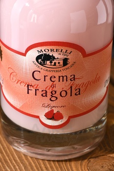 Morelli Crema di Fragola - ликер эмульсионный Морелли Крем Клубника 0.5 л
