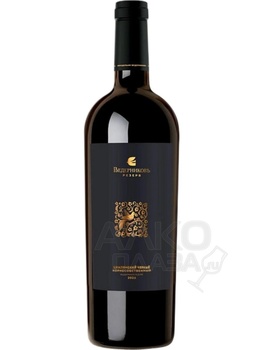 Вино Цимлянский черный 0.75 л сухое красное