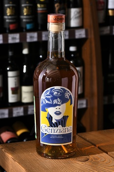 Morelli Genziana liqueur - ликер Морелли Генциана 1 л