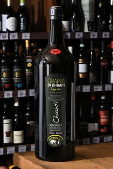 Morelli Grappa Chianti Riserva - Граппа Морелли Кьянти Резерва 4.5 л в п/у