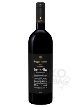 Brunello di Montalcino DOCG Riserva Poggio Antico - вино Брунелло ди Монтальчино Ризерва Поджо Антико 0.75 л
