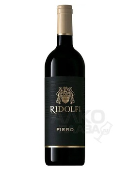 Ridolfi Fiero wine - красное сухое вино Ридольфи Фьеро 0.75 л
