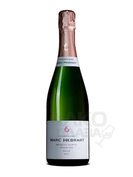 Marc Ebrard Brut Rose Premier Cru Marey-sur-Ay - игристое вино розовое экстра брют Марк Эбрар Брют Розе Премье Крю Марей-сюр-Аи 0.75 л