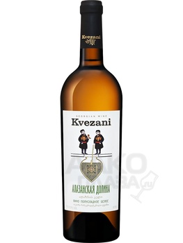 Kvezani Alazany Valley - вино Квезани Алазанская Долина 0.75 л белое полусладкое