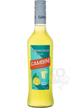 Gambini Limoncello - Лимончелло Гамбини 0.5 л