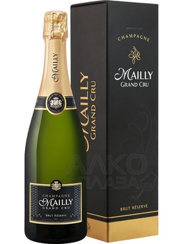 Mailly Grand Cru Brut Reserve Champagne AOC - шампанское Майи Гран Крю Брют Резерв Шампань AOC 0.75 л