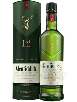 Glenfiddich whisky - виски шотландский односолодовый Гленфиддик 0.7 л