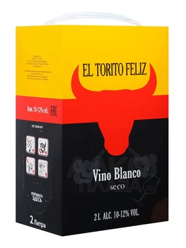 Вино Эль Торито Фелис Олимп 2 л белое сухое