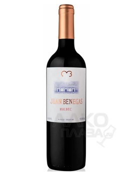 Juan Benegas Malbec - сухое вино Хуан Бенегас Мальбек 0.75 л