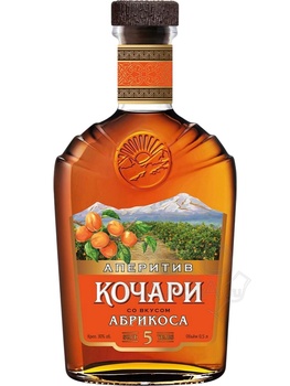 Kochari Aperitif with apricot flavor - аперитив Кочари со вкусом абрикоса 0.5 л