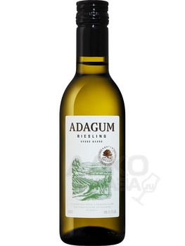Вино Адагум Рислинг 0.187 л белое сухое
