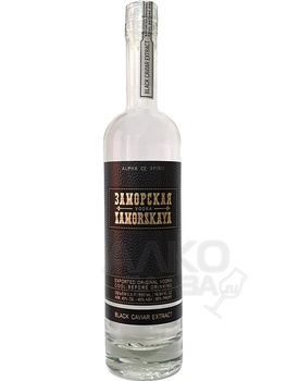 Zamorskaya Black - водка Заморская Блэк 0.5 л