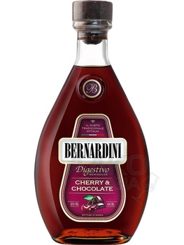 Bernardini Cherry-Chocolate - ликёр Бернардини Вишня-Шоколад 0.44 л