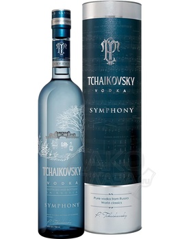 Водка Чайковский Симфони 0.7 л в тубе