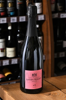 Lucien Roguet №5 Rose Grand Cru - шампанское Люсьен Роге Роз Гранд Крю 0.75 л розовое брют