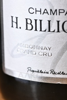 H Billiot Fils Reserve Ambonnay Grand Cru Brut - шампанское Аш. Бильо Фис Резерв Амбоне Гран Крю Брют 2018 год 0.75 л белое брют