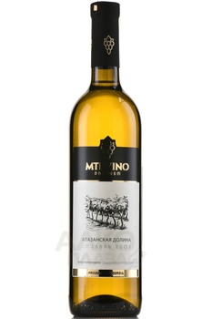 Вино Мтевино Алазанская Долина 0.75 л белое полусладкое