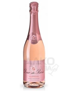 Duc de Paris Rose Prestige - игристое вино брют Дюк де Пари Розе Престиж 0.75 л