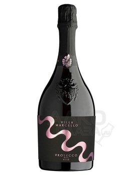 Prosecco Villa Marcello Rose Extra Brut - игристое вино Просекко Вилла Марчелло Розе экстра брют 0.75 л