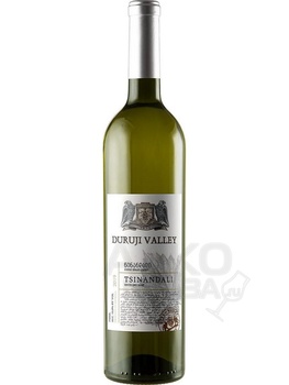 Tsinandali dry wine - сухое вино Цинандали 0.75 л