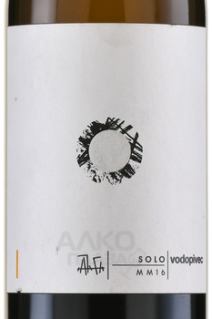 Vodopivec Solo Vitovska - вино Соло Витовска белое 0.75 л сухое