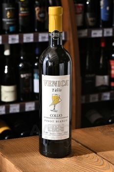 Talis Pinot Bianco Collio DOC - вино Талис Пино Бьянко Коллио ДОК 0.75 л белое сухое